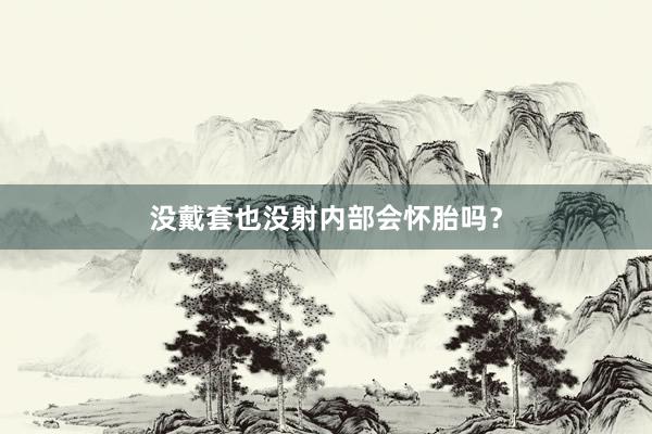 没戴套也没射内部会怀胎吗？